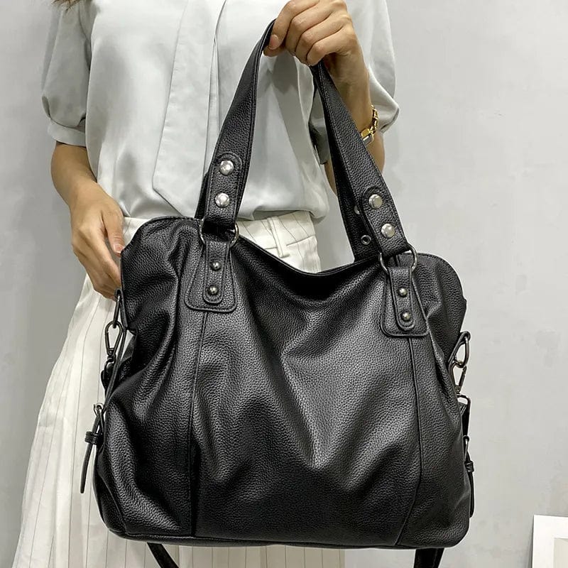 Sac Cabas Cuir Isa, sac cours cuir