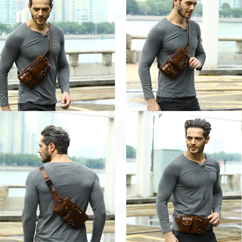 Sac Banane Cuir Homme Aurelio