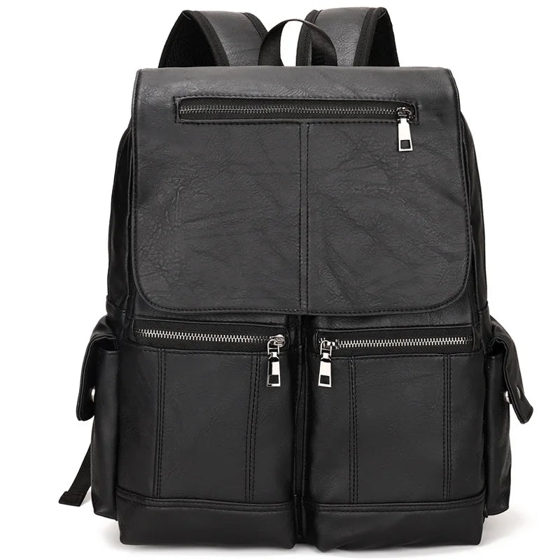 Sac à Dos Cuir Femme Tendance noir