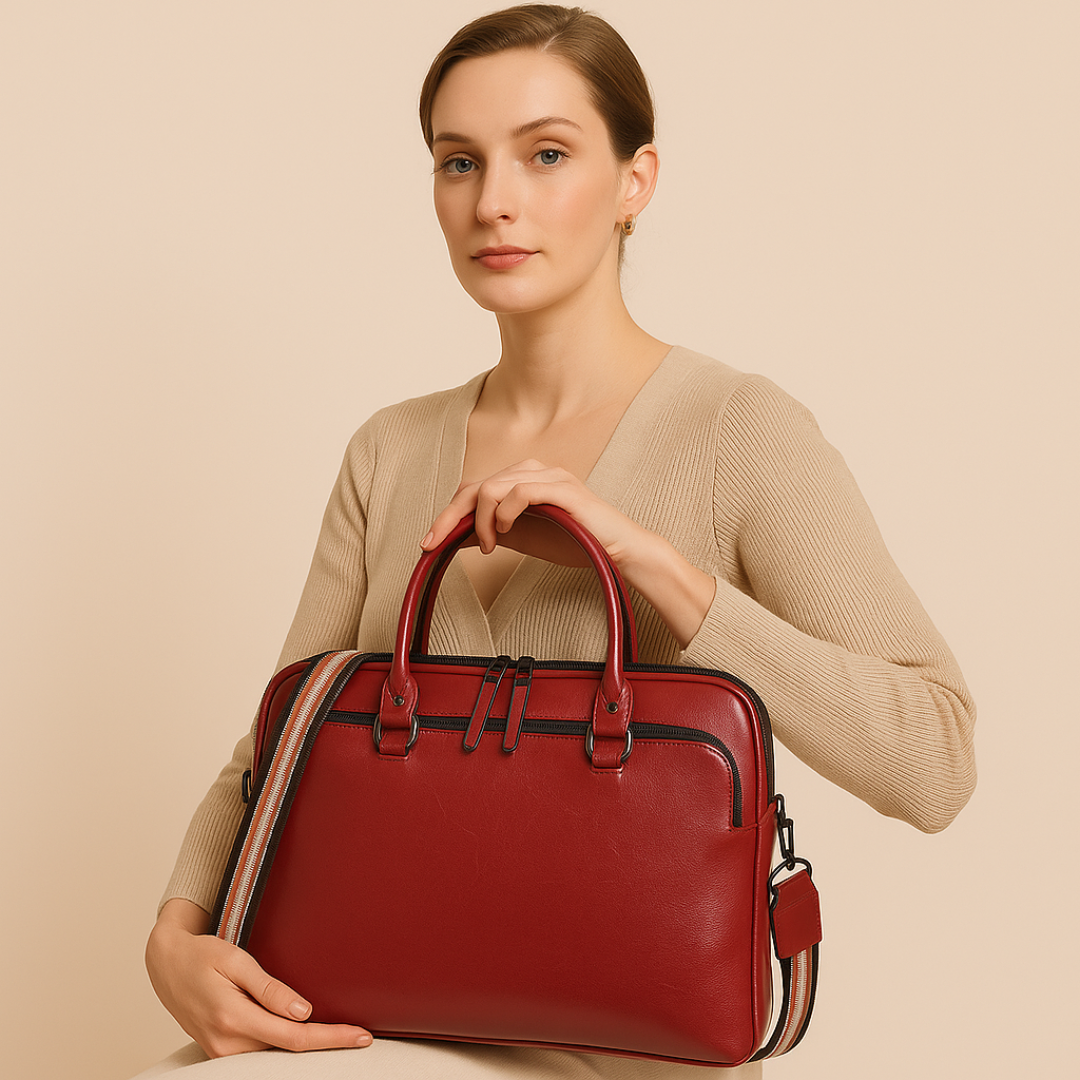 sac à ordinateur femme, sac à ordinateur femme rouge, sac à ordinateur femme