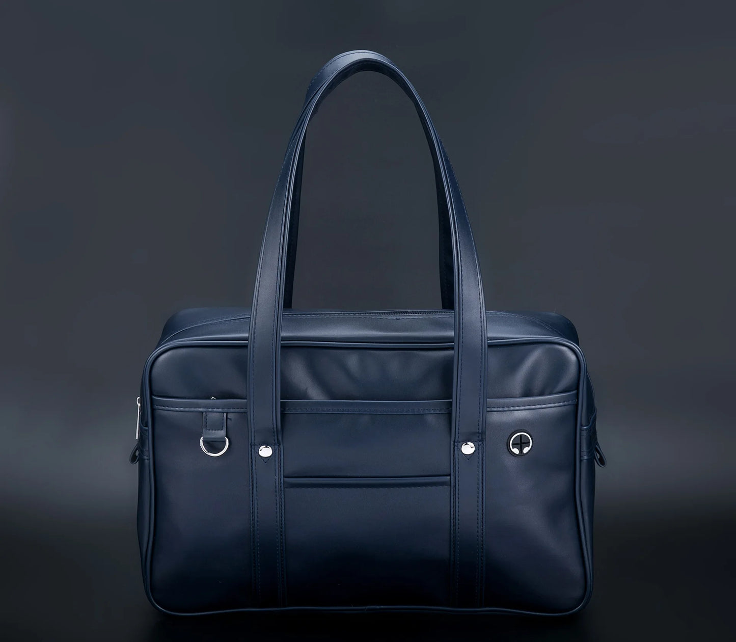 sac à main pour les cours lycée bleu, sac cours cuir, sac cabas lyceenne