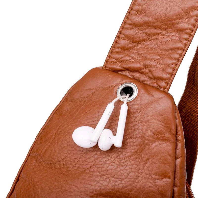 Banane Cuir Femme Sac Cuir