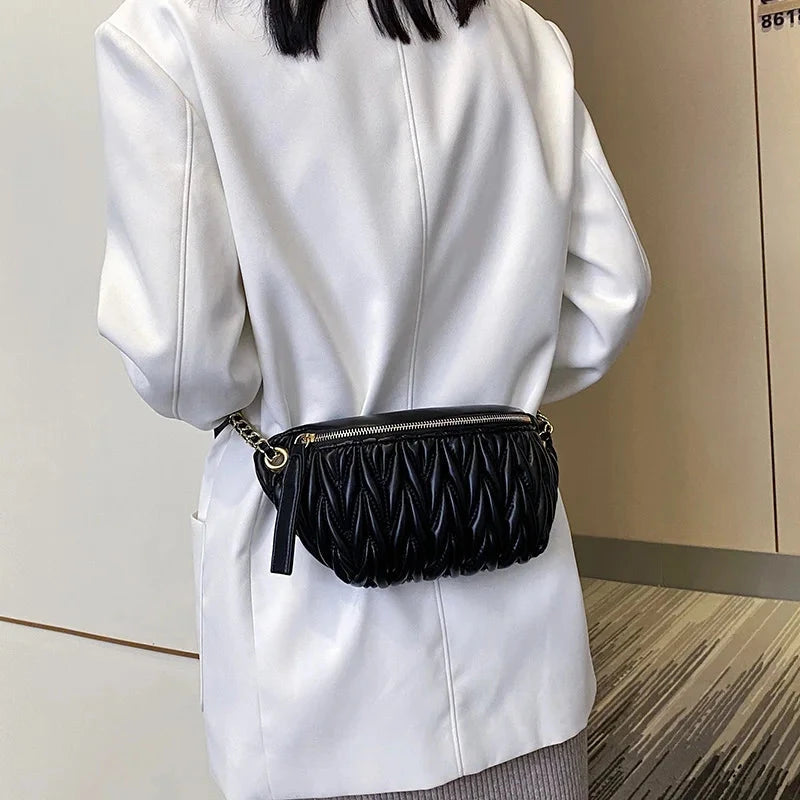 Banane Sacoche Femme Sac Cuir Femme