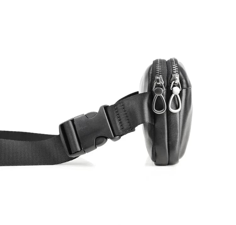 Banane Sacoche Homme Antoine | La Casa du Cuir Cuir Véritable / Noir Sac Banane