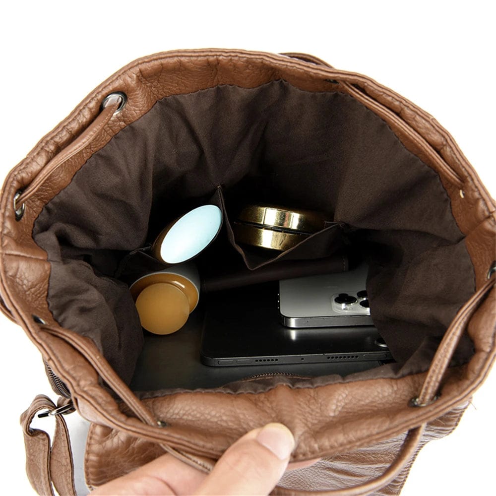 Sac à Dos Bleu | La Casa du Cuir Bleu / Cuir Vegan sac à dos