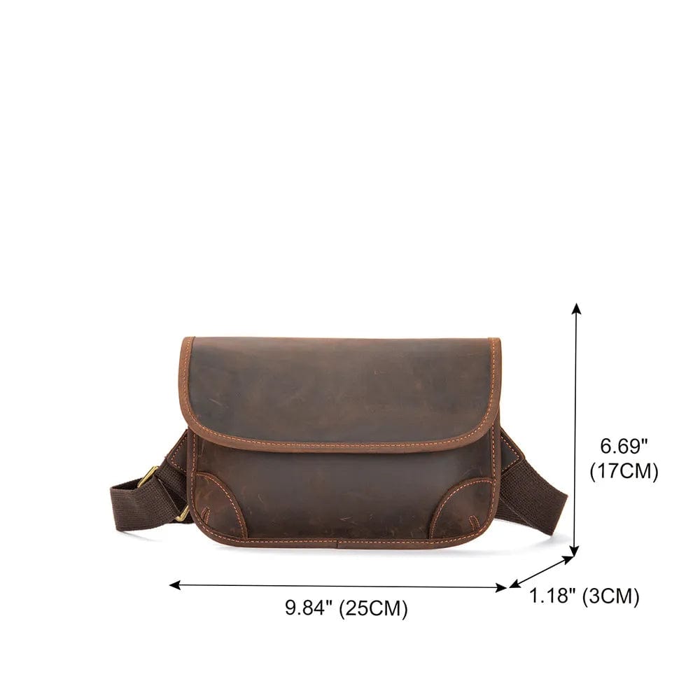Sac Banane Cuir Homme Leonardo