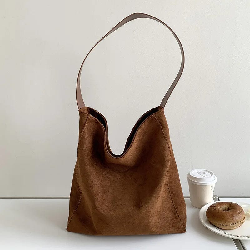 Sac Fourre Tout en Daim La Casa Du Cuir