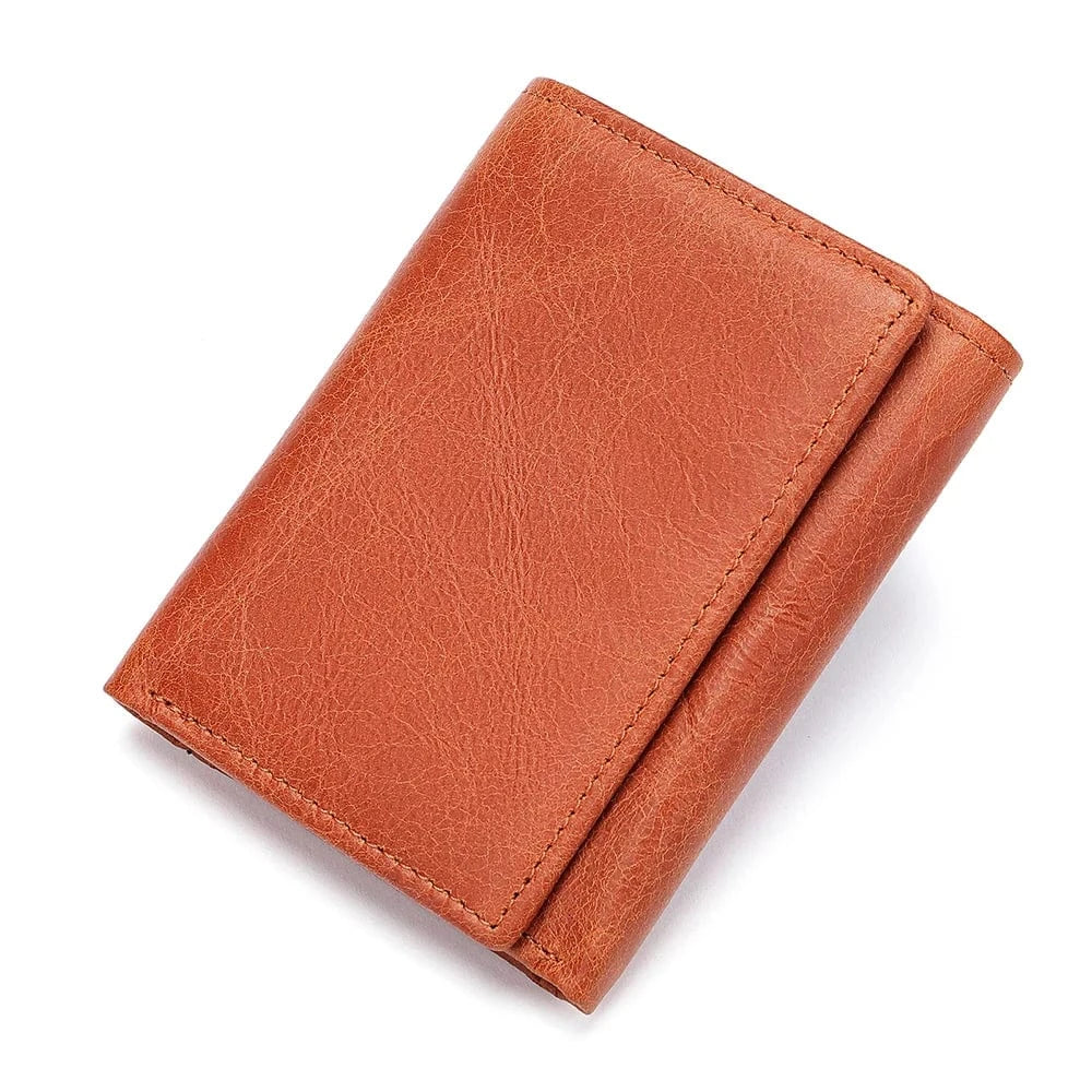 Portefeuille Cuir Marron Homme