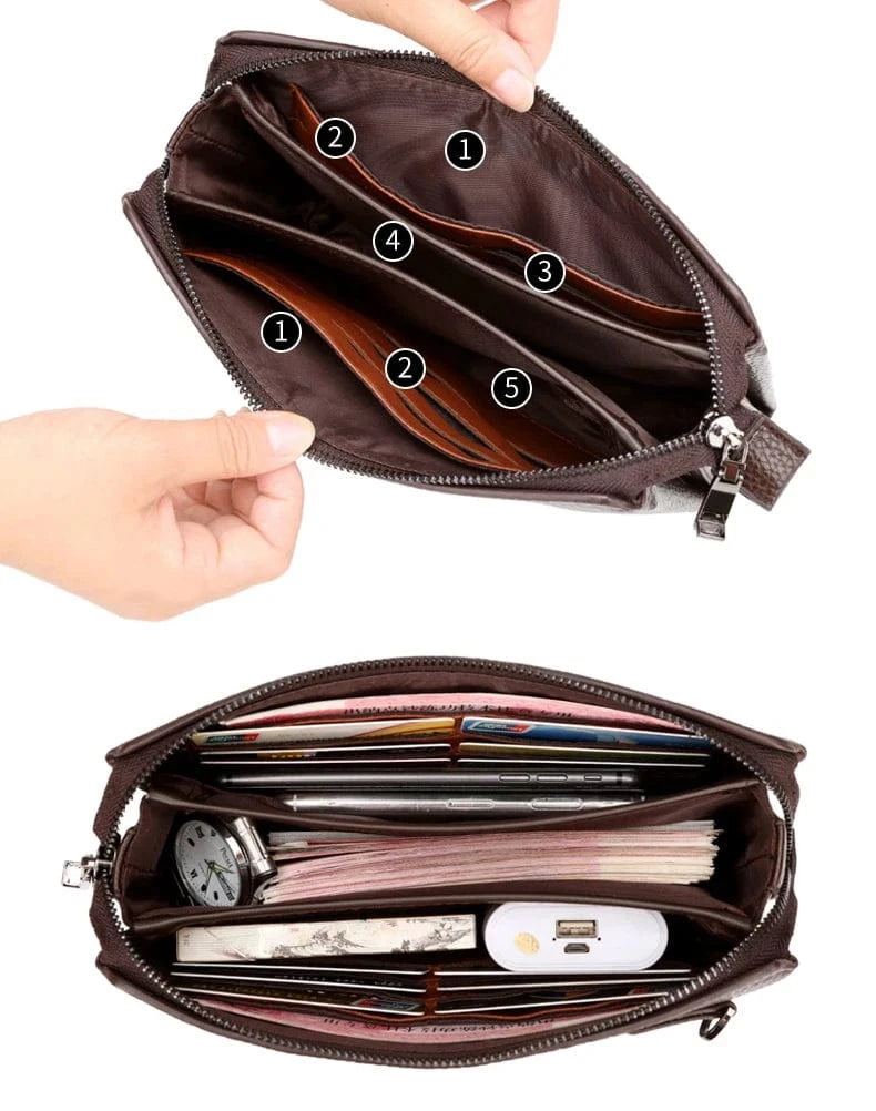 Portefeuille en Cuir Noir pour Homme|La Casa Du Cuir