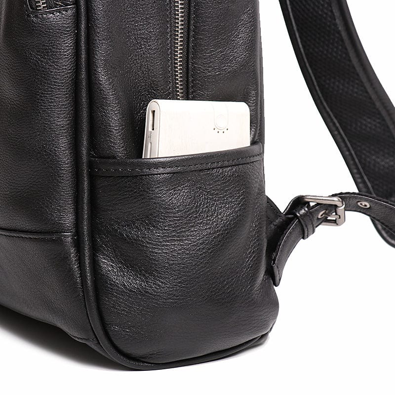 Sac à Dos Cuir Homme Jules | La Casa du Cuir Noir / Cuir / Homme Sac