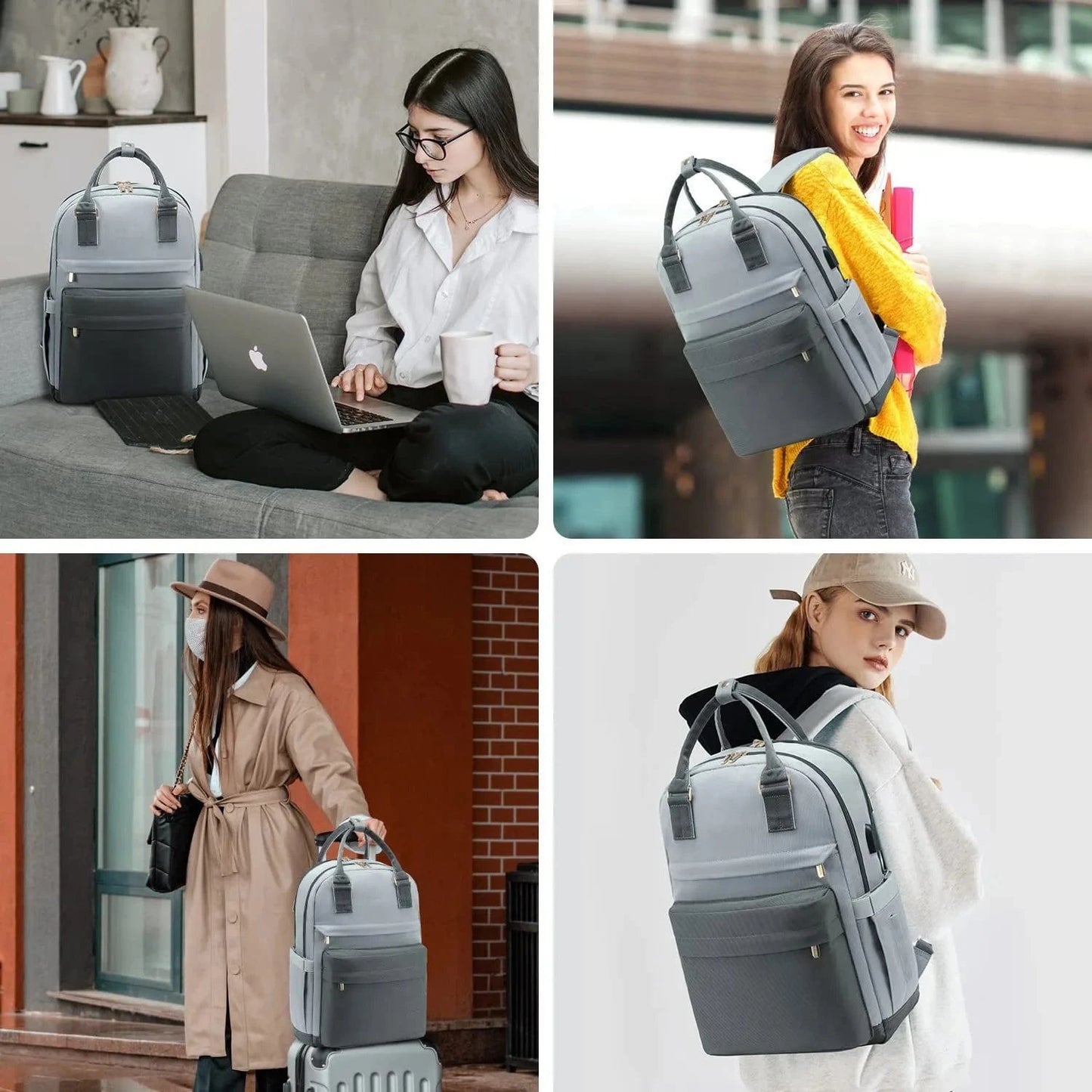 Sac à Dos Ordinateur Femme Brigitte | La Casa du Cuir