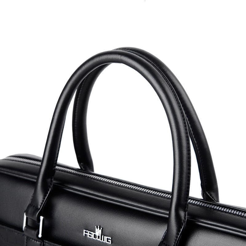 Sac à Main Homme Cuir Victor | La Casa du Cuir Noir / Cuir Vegan / Homme sac à main