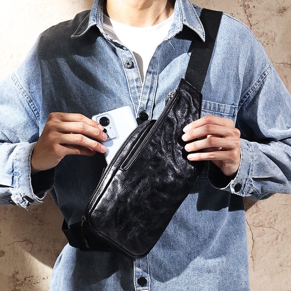 Sac Banane Cuir Homme Simon