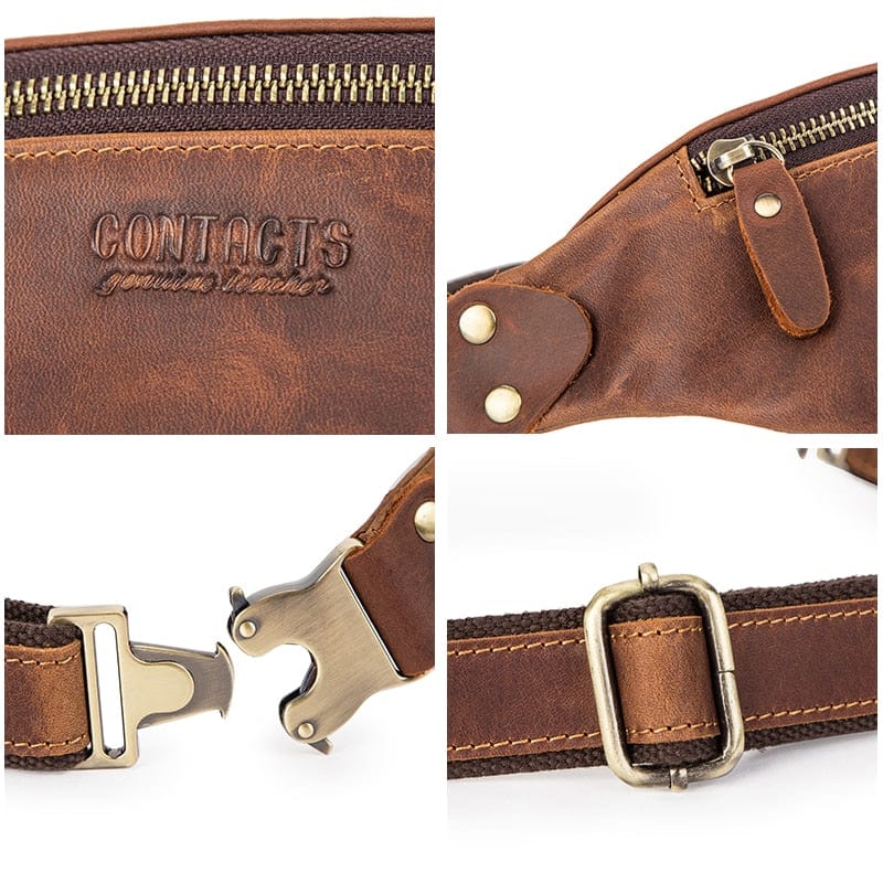 Sac Banane Cuir Homme Yanis | La Casa du Cuir Sacs banane
