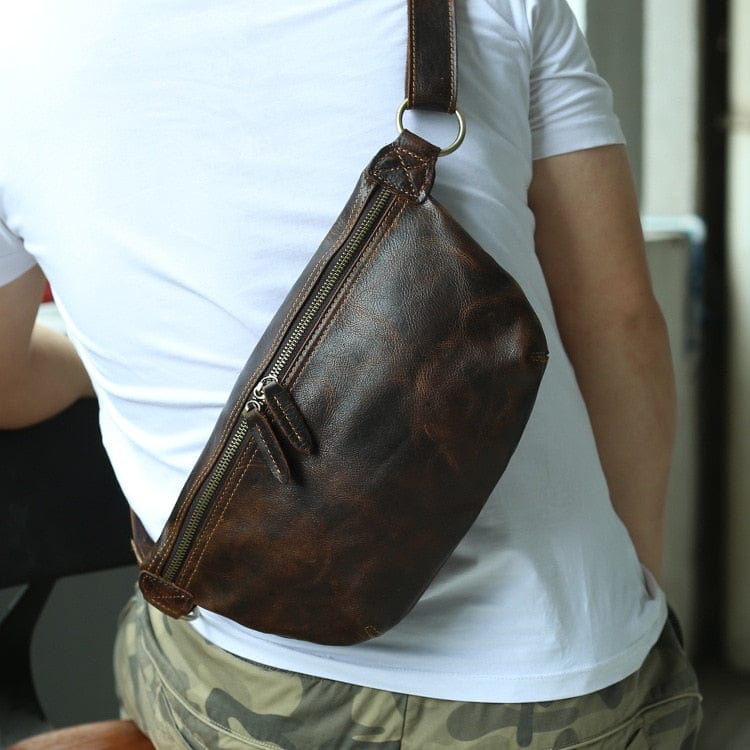 Sac Banane Cuir Homme Gaspard | La Casa du Cuir Sacs banane