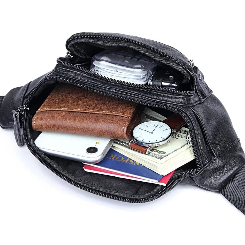 Sac Banane Cuir Homme Aristide | La Casa du Cuir Sacs banane