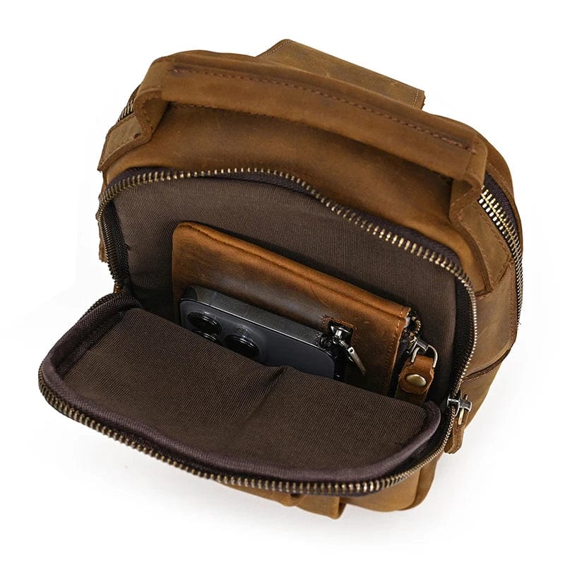 Sac Banane Cuir Homme Esteban | La Casa du Cuir Sacs banane