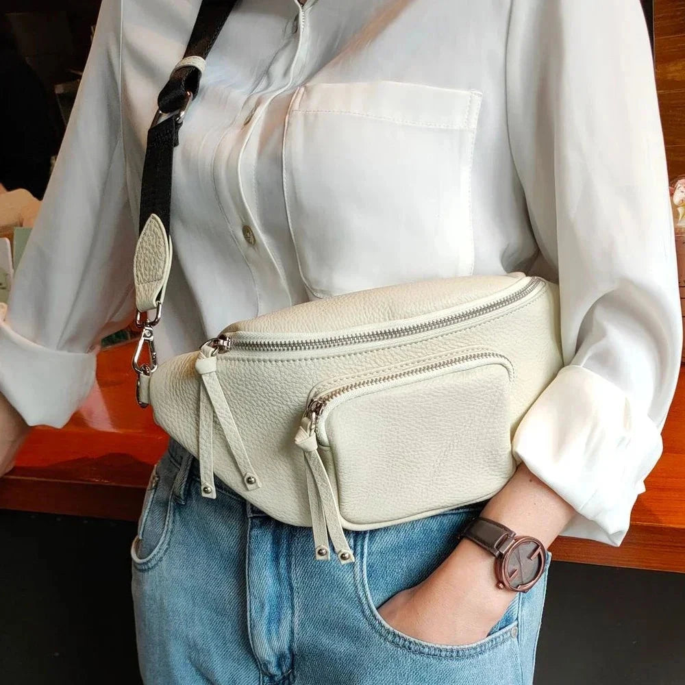 Sac Banane Femme Chic en Cuir Sac Cuir
