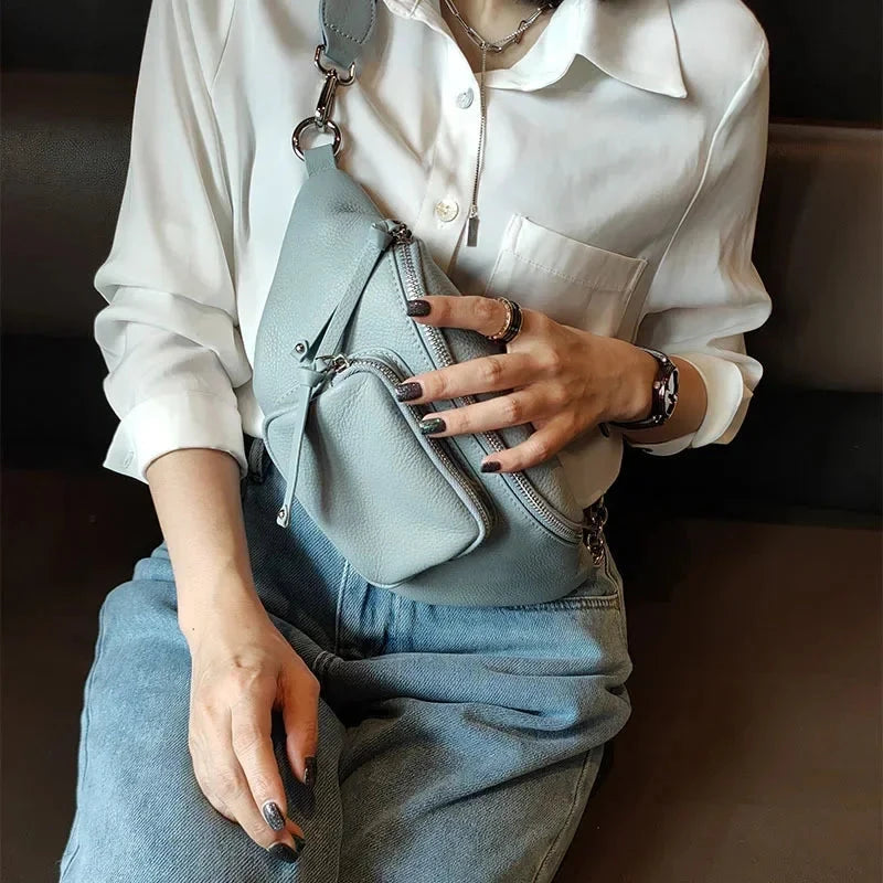 Sac Banane Femme Chic en Cuir Sac Cuir