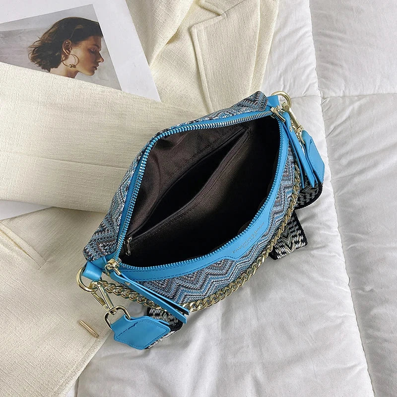 Sac Banane Femme Tissu Sac Cuir