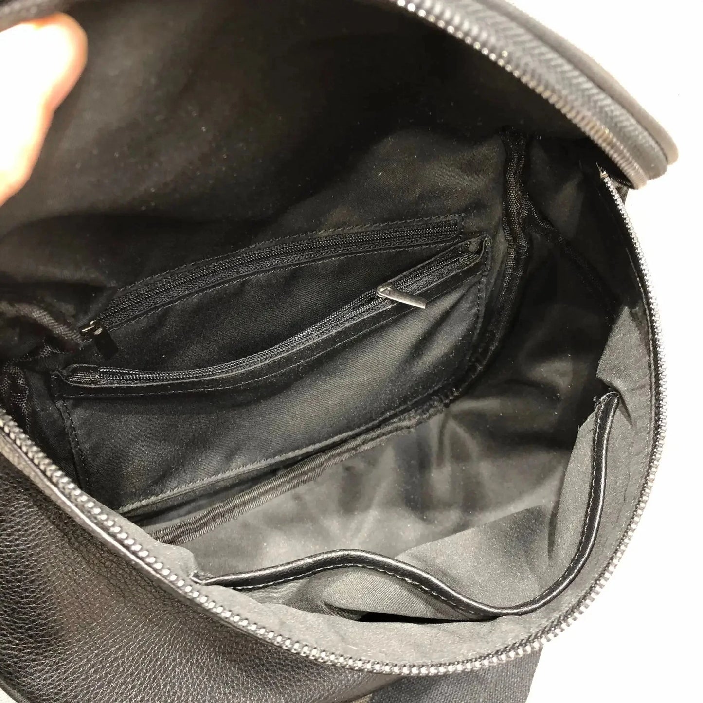 Sac Banane XL Femme Noir / 30x20cm / Cuir