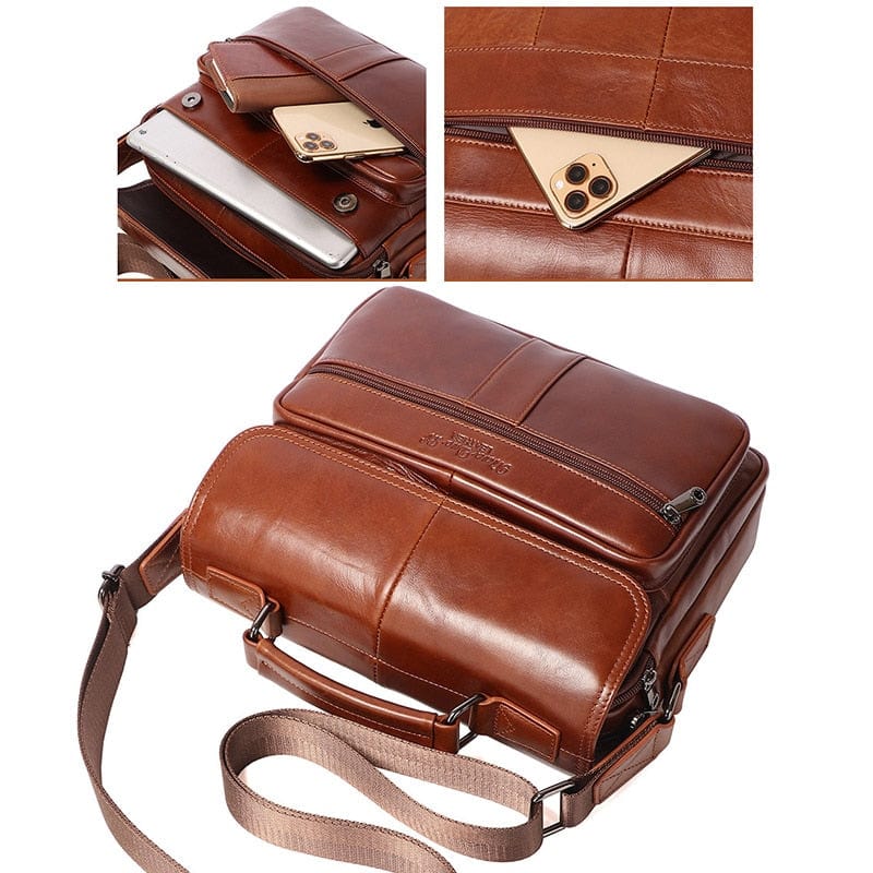 Sac Bandoulière Homme Cuir Théo