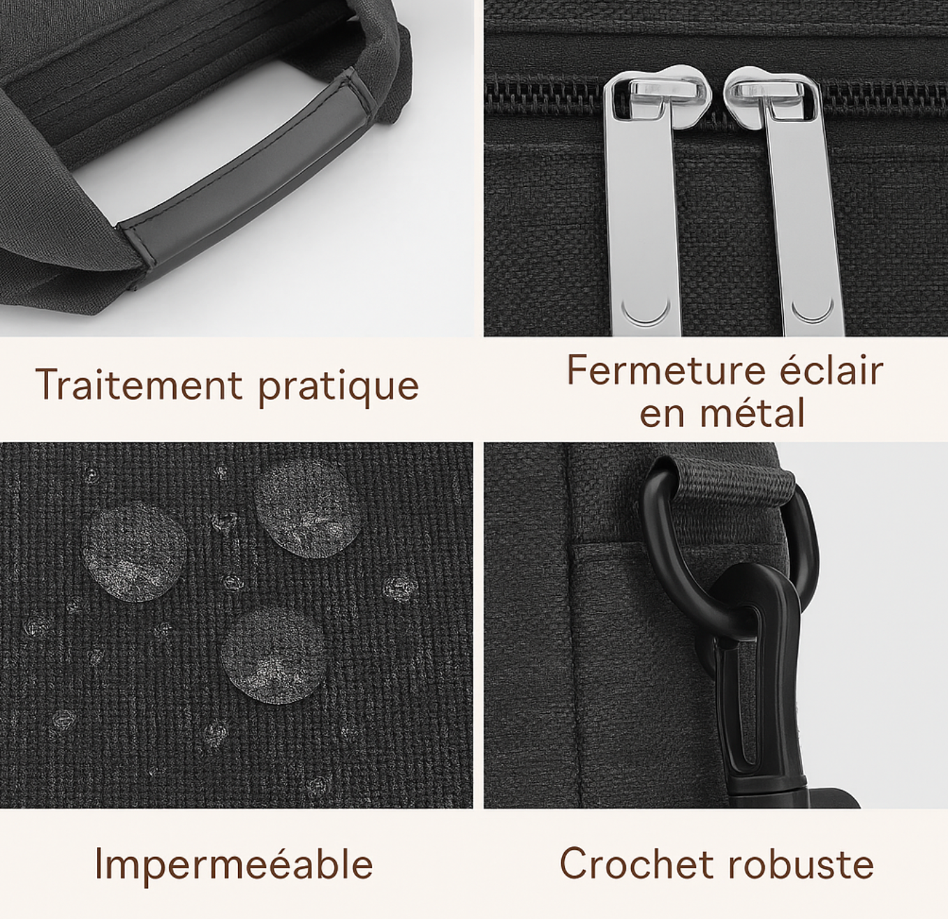 Sac Femme Ordinateur 17 Pouces – Grande Capacité, Sécurité & Élégance Sac Ordinateur