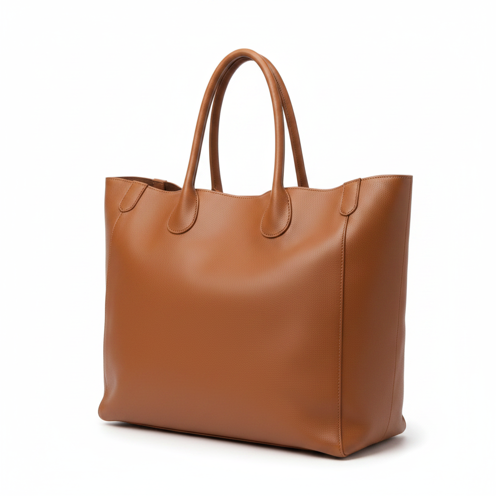 Grand Sac Fourre-Tout Femme – Couleurs Vives et Format XL Camel / Cuir Sac Cabas