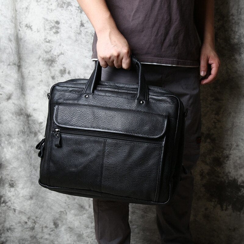 Sac Ordinateur Homme Cuir Milan, Sac à Ordinateur Homme – Milan