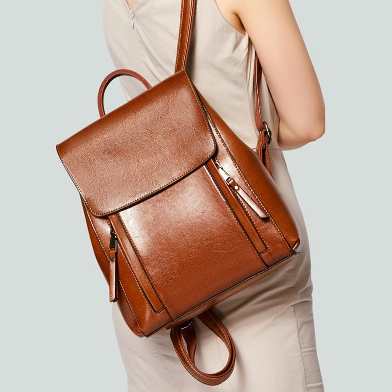 Sac à Dos Cuir Femme Anastasia, sac à dos femme tendance 2025