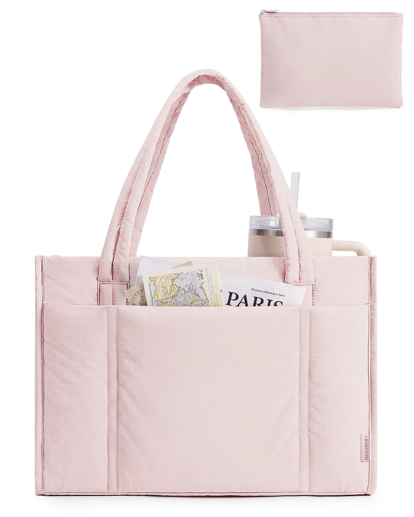 Tote Bag Alma – Sac à Main The Tote Bag Femme Rose / Imperméable Sac Cabas
