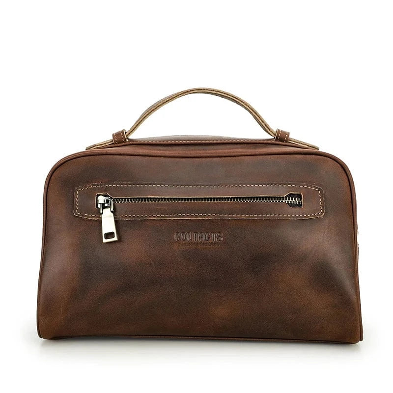 Trousse De Toilette En Cuir. | Les Cuirs Desrochers Trousse De Toilette En Cuir. | Les Cuirs Desrochers