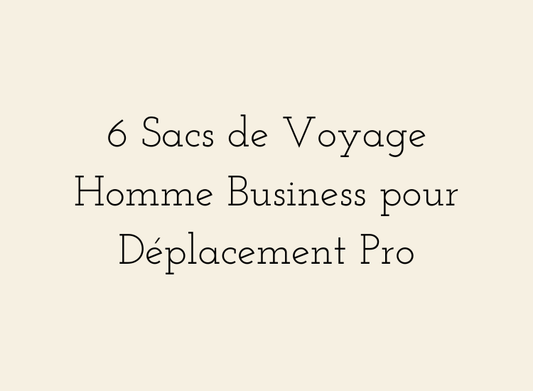 Sacs de voyage homme business pour déplacement professionnel, costume et cabine