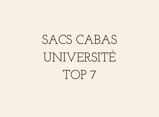 Sélection des meilleurs sacs cabas femme pour l’université en 2026 avec ordinateur, cahiers et essentiels