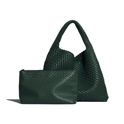 Sac Cabas Tressé en Cuir Vegan – Modèle Daniela Sac Cabas