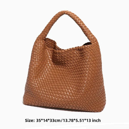Sac Cabas Tressé en Cuir Vegan – Modèle Daniela Sac Cabas