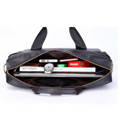 Sacoche Ordinateur Luxe Homme | Modèle Carlos Sac Ordinateur