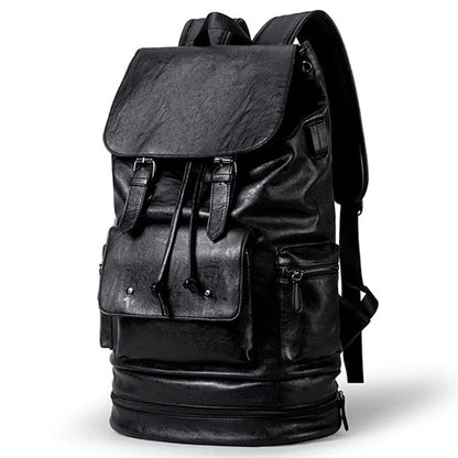 Sac à Dos Cuir Homme Manuel | La Casa du Cuir Noir / Cuir PU Sacs à dos