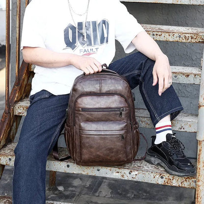 Sac à Dos Cuir Homme Roberto | La Casa du Cuir Sacs à dos
