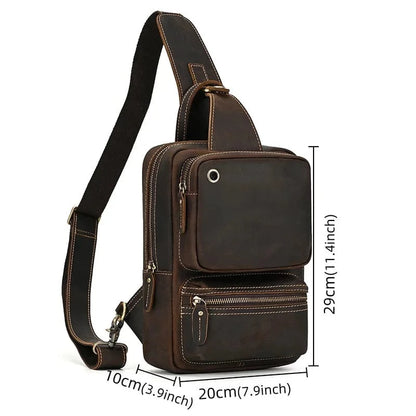 Sac Banane Cuir Homme Rolando | La Casa du Cuir Sacs banane