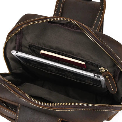 Sac Banane Cuir Homme Rolando | La Casa du Cuir Sacs banane