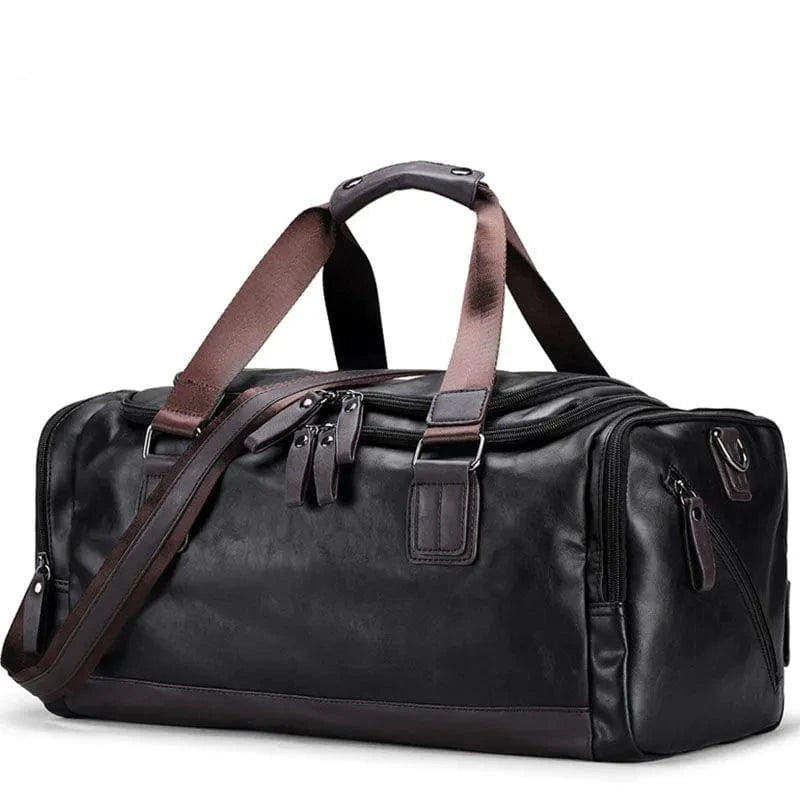 Sac de sports, Sac de Sport Homme / Sac en Cuir de Voyage pour Homme