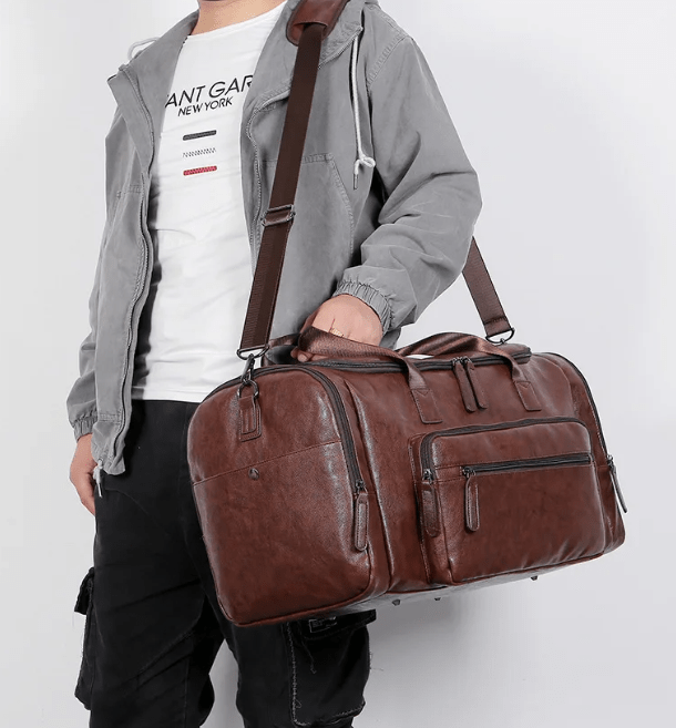 Sac de sport pas cher / Sac en Cuir de Voyage pour Homme