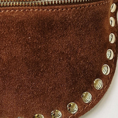 Sac Banane Femme en Daim Clouté | Romane