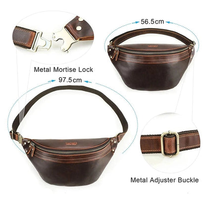 Banane Sacoche Homme Louis | La Casa du Cuir Sac Cuir
