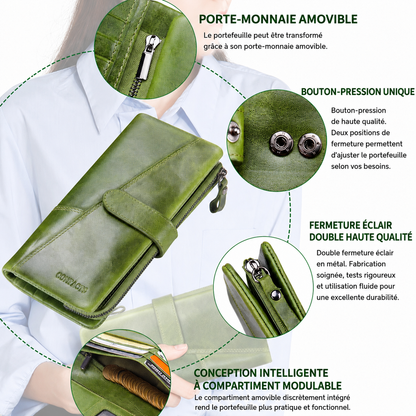 Porte Carte Zippé Femme｜La Casa Du Cuir