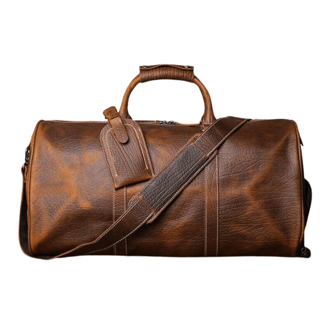 Sac à Dos En Cuir Véritable - Noir, Unisexe, Neuf Sans étiquettes
