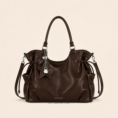 Grand Sac Hobo Femme – Solène café