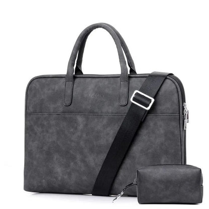 Sac Ordinateur 17 Pouces Femme | La Casa du Cuir Noir / Cuir Synthétique