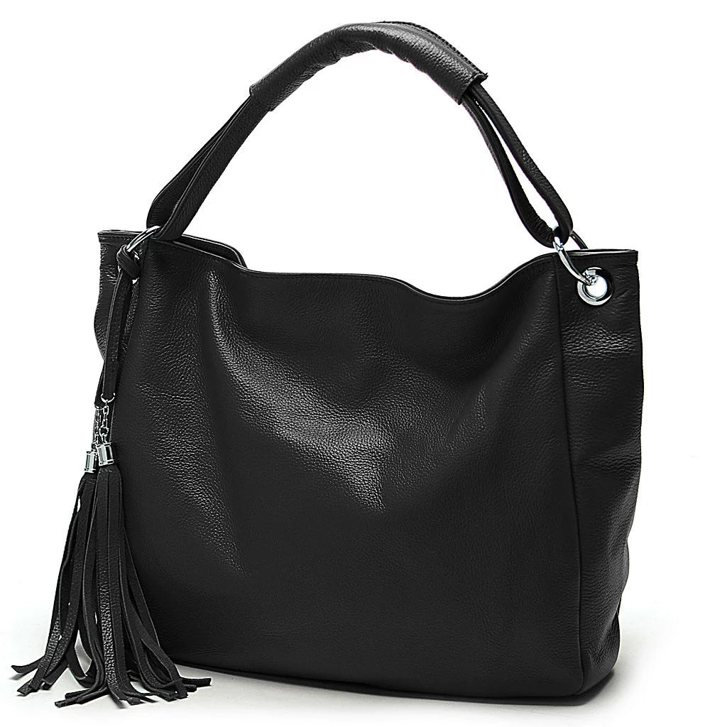 Sac Cuir Femme Cabas Noir, sac de cours a la mode 2025, sac cours cuir